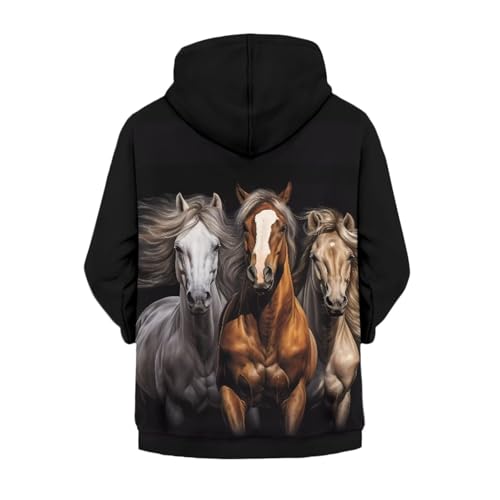 Boys’ Zip-Up Hoodie Full Zip Sweatshirt Hooded Sweatshirts Jacket for Boys Size 6-164