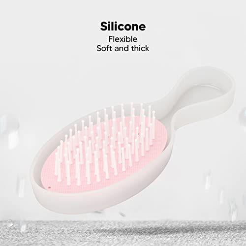 Hair Comb & Mirror Soft Silicone Mold, Handcraft Gasbag Hair Brush Making Mold with 1 Paddle Brush - Image 4