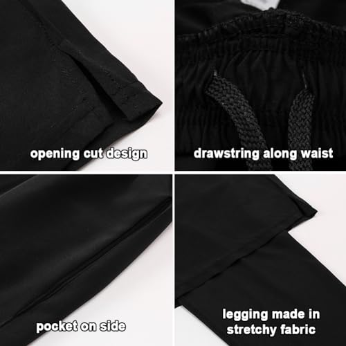 TopTie Mens 2 in 1 Running Pants, Athletic Workout Shorts for Men, Basketball Tights Pants with Legging4