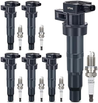 6X OEM Ignition Coils + 6X Iridium Spark Plugs For Hyundai Santa - Foto 6