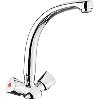 4-gats badkraan 225mm m. omstel m. garnituur m. uitloop | Inbouwdelen 4-gats badkraan 225mm m. omstel m. garnituur m. uitloop | Inbouwdelen