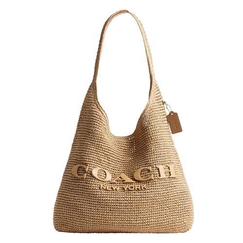 COACH Womens Brooklyn Shoulder Bag 39 Natural One Size