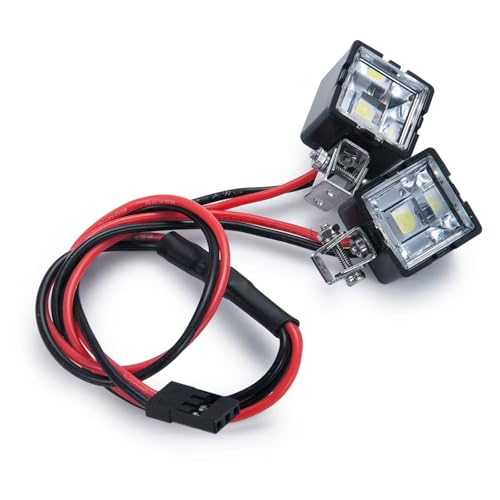 Focos RC 1/10 de 5-7.4V para actualización de coches Crawler TRX4 Axial SCX10 y Wraith