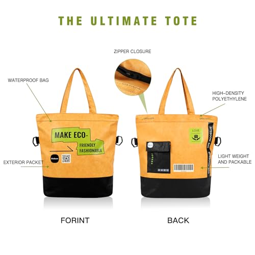 Customizable Message Gift Tote Bag – Waterproof, Sandproof High-Density Polyethylene Large Beach and Travel Tote Bag with Zipper and Detachable Adjustable Shoulder Strap for Various Occasions3