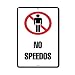 A smiling eye Funny Metal Signs No Speedos Activity Sign Pool Signs Garage Home Yard Fence Aluminum Plaque Wall Art