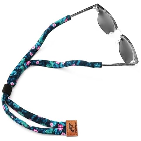 Pilotfish Premium Cotton Eyewear Retainer Sunglass Strap - Multiple Design Options - Soft & Durable Sunglass Holder Cover