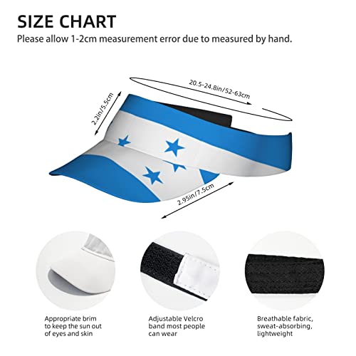 Image of Cute Funny Flag Hat Women Men Adjustable Flag Sport Sun Visor Hat Summer Fashion Sun Cap Beach Flag Hat