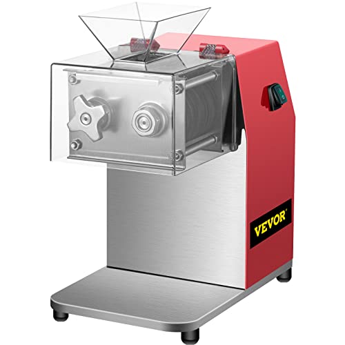 VEVOR Commercial Meat Cutting Machine, 551 Lbs/H 850W Meat Shredding Machine, 3.5mm Blade Electric Meat Cutter, Stainless Steel Restaurant Food Cutter, for Kitchen Supermarket Lamb Beef Chicken, Red by VEVOR - Image 9