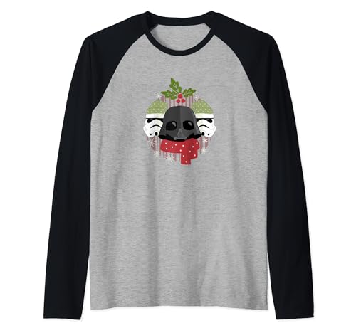 T-shirt Star Wars Noël manches raglan pour éviter le pull de Noël classique qui gratte