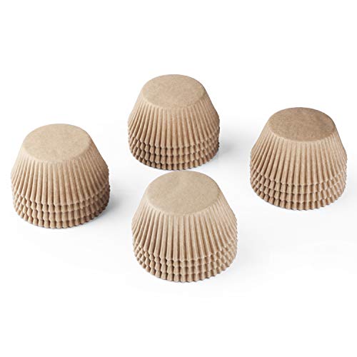 Caperci CK1009 Standard Natural Cupcake Liners 500 Count thumb #5
