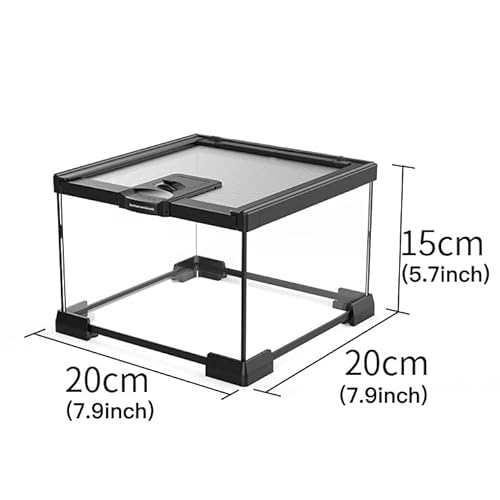 Awxzom GLASS TANK FOR REPTILES Mini Reptile Glass Terrarium Tank, Cage For Tarantula Sling Geckos, Frog, Lizards, Chameleons,Turtles Snake Snail Insect Hermit Crab Isopods Reptiles Enclosure thumb #1