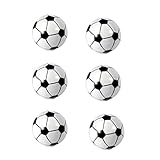 ZTie Set of 6 Football Cabinet Drawer Door Knobs Handles Boy Child Dresser Drawer Pulls Desk Handles Sports Soccer Home Bath Decor