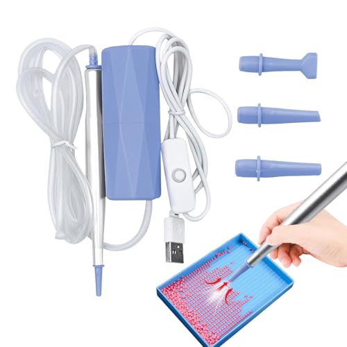 Uhngw Herramienta para Strass - Bolígrafo USB Eléctrico Con Extracción Para Puntos De Uñas - Accesorios y Manualidades para Principiantes Adultos Niños Uso