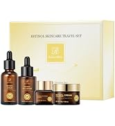 OKADY Retinol Skincare Travel Kit - Mini Facial Care Set,Travel Skincare Set with Essence, Cream ...