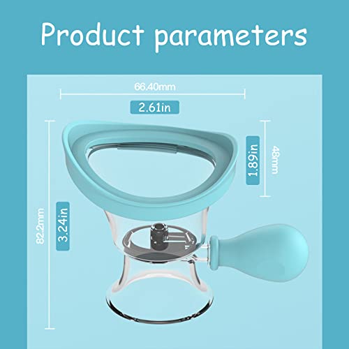 Image of Eye Wash Cup, Eye Wash Bath Kit (Eye Drop Guide /Wash Cup), Silicone Eye Cup for Effective Eye Cleansing, Soothing Tired Eyes (1)
