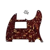 Dopro 8 Agujeros Tele Guitarra Humbucker Pick Guard para EE.UU./Mexicano Fender Telecaster Vintage Tortoise