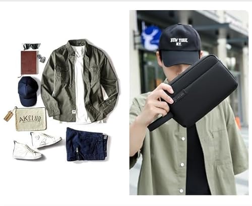 شنطة يد كلاتش للرجال، شنطة كلاتش مقاومة للماء للرجال، شنطة انيقة ومتينة لحمل جميع الاغراض مع جيوب متعددة