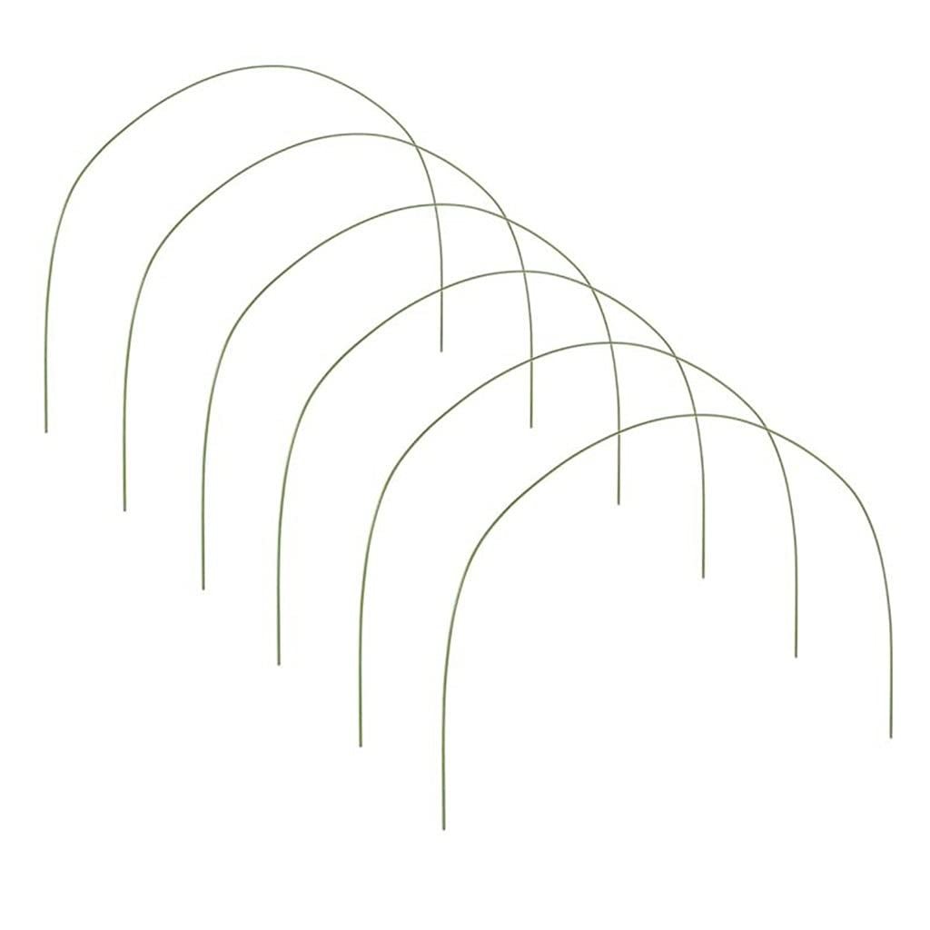 6 / 12pcs Gardening Gardening Piantatura Tunnel Hop Support Hops Hoops Plant Tool Tools, per Il Giardino Forniture per Serra Agricola (Size : 12PCS 3.2mm)