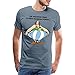Spreadshirt Asterix und Obelix Körper Gesundheit Spruch Männer Premium T-Shirt, S, Blaugrau