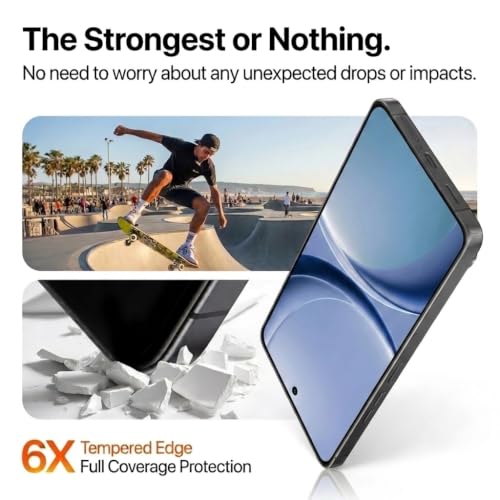 Image of Tempered Glass Screen Protector Guard for Redmi Turbo 5 | Anti Reflection Technology, Military Grade, Extreme Touch Response, Easy Install Kit