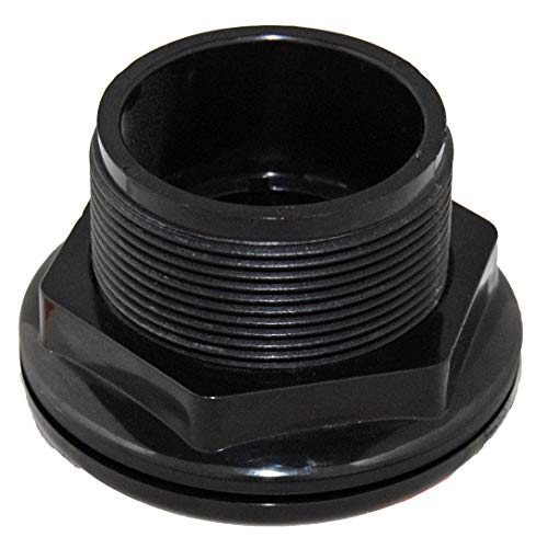 Odyssea 1-1/2 Bulkhead Fitting 1.50 inch Slip x Slip Gasket ABS Aquarium Pond Filters (2 Pack) Odyssea 1-1/2 Bulkhead Fitting 1.50 inch Slip x Slip Gasket ABS Aquarium Pond Filters (2 Pack)