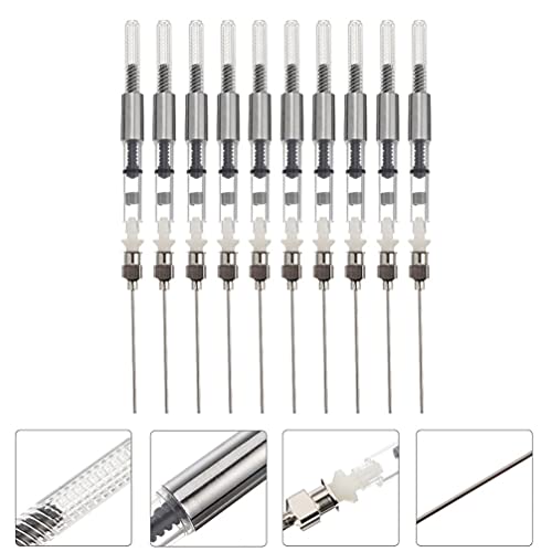 NUOBESTY Auxiliar Preencha 10Pcs Seringas Caneta Caneta de Tinta Caneta de Tinta Amortecedor de Tint