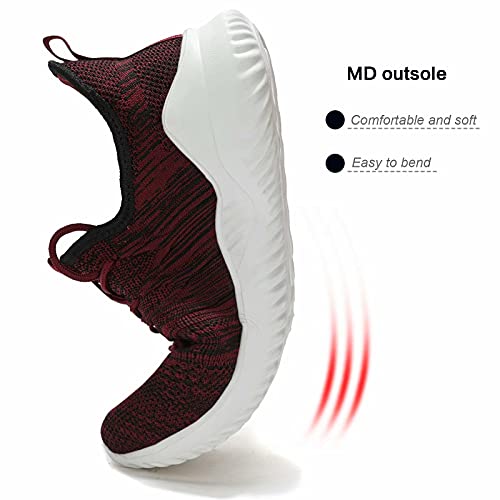 Image of Socviis Mens Slip On Running Shoes Athletic Walking Trainers Lightweight Breathable Mesh Tennis Sneakers