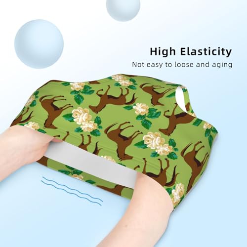 Horse And Pretty Roses Girls' Underwear Soft Cotton Little Girls Panties Comfort Briefs4