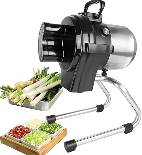 High-Speed Commercial Vegetable Cutter - Adjustable Thickness Shredding Machine, Easy to Clean, Ideal for Restaurants & Home Kitchens, 110CL