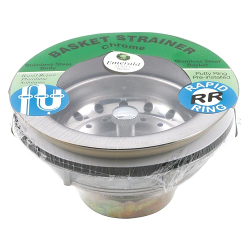 Desagüe cesta colador para fregadero 3-1/2 a 4 pulg acero miniatura 4