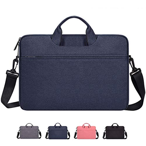 Wasserdicht Laptoptasche Tablet Tasche Schulter Laptop Schultertasche Laptophülle Laptop Hülle Für Apple ASUS Dell HP Samsung,Blau,15.6inch