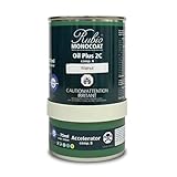 Rubio Monocoat Wood Stain & Finish 175 ft² - Walnut | Oil Plus 2C | Quick-Dry, Eco-Friendly Linseed Wood Oil for Indoor Use, Includes Accelerator (Part B) | Protector | 350 ml