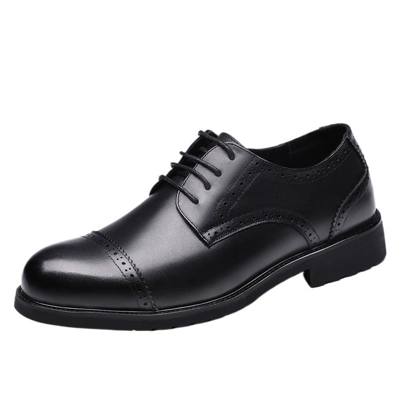 Men's Lightweight Formal Shoes Comfortable Men's Oxford Shoes Cushioned Insole & Shock Absorbing Technology