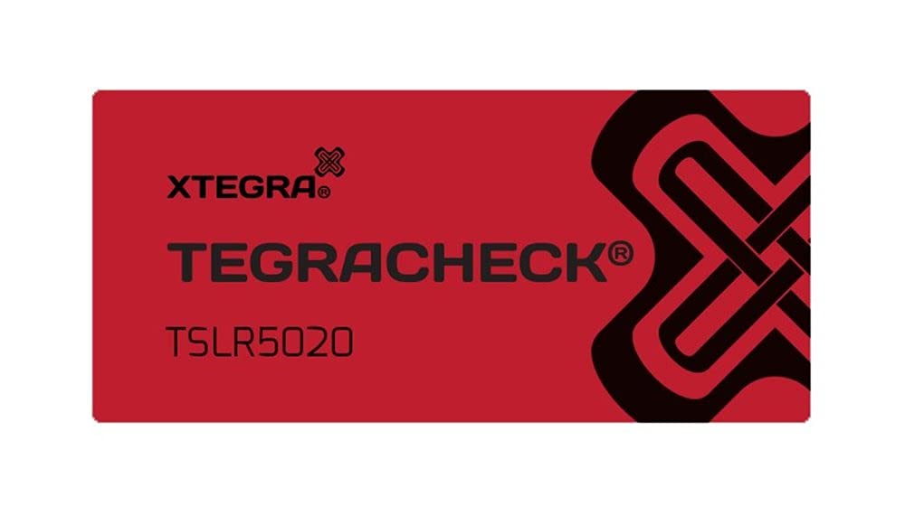 Xtegra Tegracheck Security Labels, Total Transfer, 50 X 20mm, Red