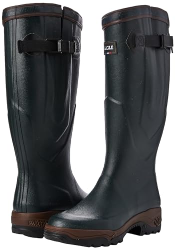 Aigle Herren Parcours 2 Vario Gummistiefel, Grün (Bronze), 43 EU