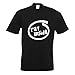 T-shirt con motivo stampato Nero M
