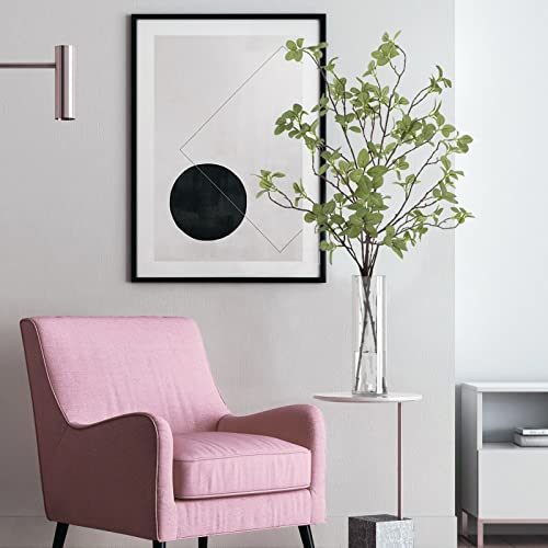 Ruidazon 2 Pcs Artificial Greenery Stems, 41.3’’ Tall Fake Plants Branches Faux Greenery Ficus Twig Leaf For Home Garden Shop Office Desk Decoration #TOP2