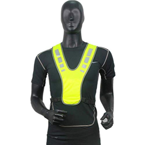Anewu Gilet de sécurité vélo, Gilet réfléchissant Gilet de Course pour Le Jogging de Course de Nuit, Plus Haute sécurité, Gilet réfléchissant vélo Gilet Fluorescent pour Femmes Hommes Cover