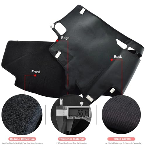 Cubierta interior del tablero Land Cruiser Prado para evitar el calor del panel 4
