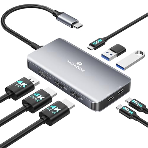 Station d'accueil USB C double moniteur pour éliminer le manque de ports