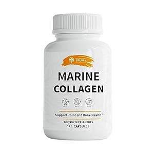SIRUNES Marine Collagen Peptides, 120 Capsules – Fish Collagen Supplements for Women, Great for Hair, Skin, Nails, Joints & Bones – Made in USA