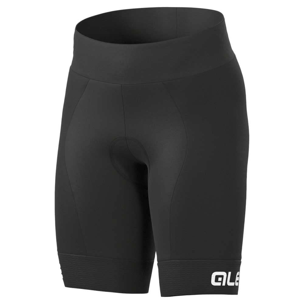 Ale' Unisex Black/White Alé Cycling Kids Kid Cycling Shorts, 10 Years