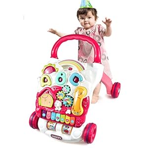 Dahuniu Baby Walker, Removable Game Panel, Activity Center for Babies 6 Months+