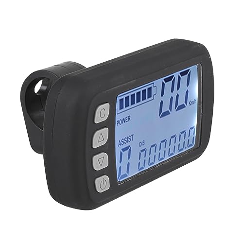 [Pannello LCD e impostazioni multifunzionali] dotato di un pannello LCD per un facile monitoraggio, offrendo funzionalità come la visualizzazione della velocità di guida, lo stato della batteria e la regolazione 'assistenza di potenza.