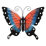 Matériau : la décoration murale papillon est fabriquée en fer durable.