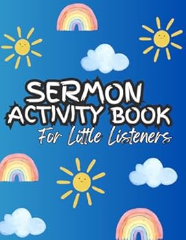 Paperback Sermon Activity Book for Little Listeners Book