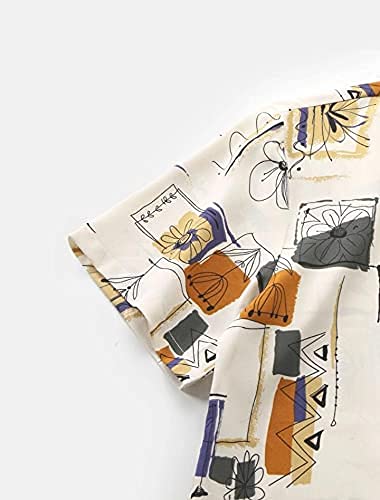 Image of Men's Poly Lycra Digital Printed Shirts with Pajama Shorts Night Suit Set