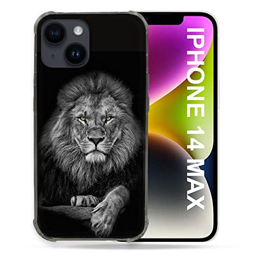 Coque iPhone 14 Plus Lion Majestueux - Protection motif animal 6.7 pouces