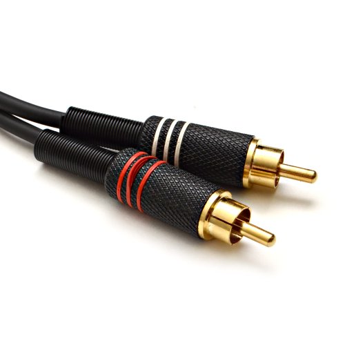 Seismic Audio - Sa-I2Rm1E - Female 1/8" (3.5Mm) To Male Rca Patch Cable - For Iphone, Ipod, Laptop, Mp3, Android, Etc - Hook To Guitar And Power Amplifiers #TOP2