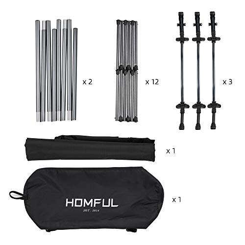 HOMFUL皓風アルミ合金アウトドア折りたたみベッド キャンプ